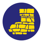 structural damage to walls symbol