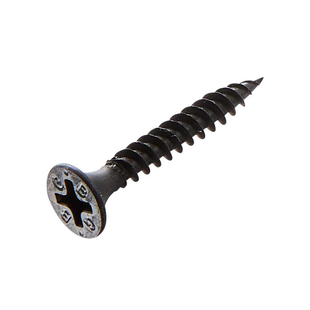25mm Drywall Screws Black Phosphate Box of 1000