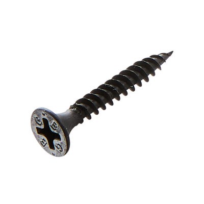 25mm Drywall Screws Black Phosphate Box of 1000