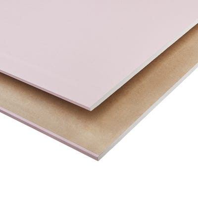 12.5mm British Gypsum Gyproc FireLine Plasterboard Tapered Edge 1800mm x 900mm (6' x 3')