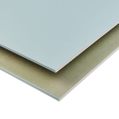 12.5mm British Gypsum Gyproc Moisture Resistant Plasterboard Tapered 2400mm x 1200mm (8' x 4')