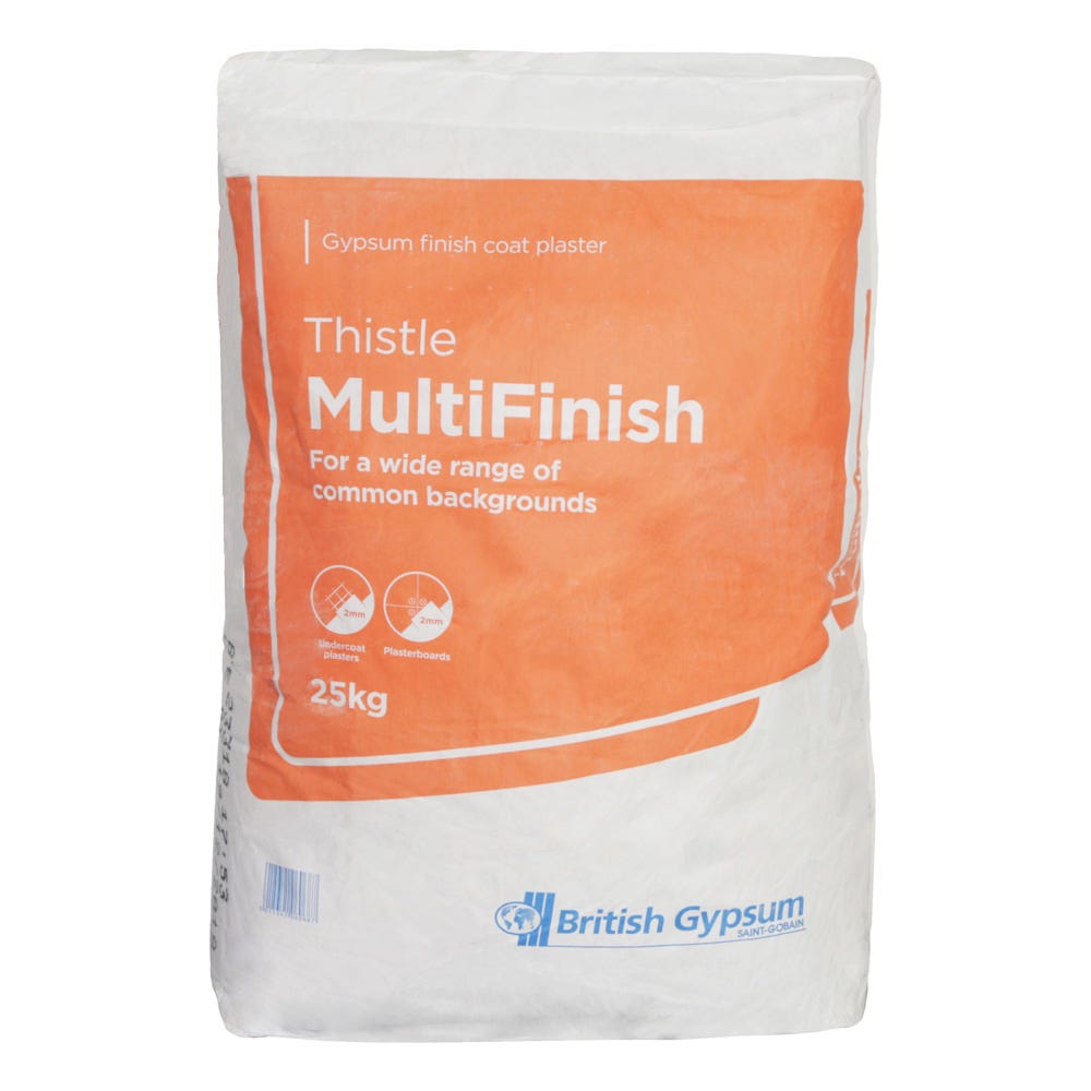 British Gypsum Thistle Multi Finish Plaster 25kg