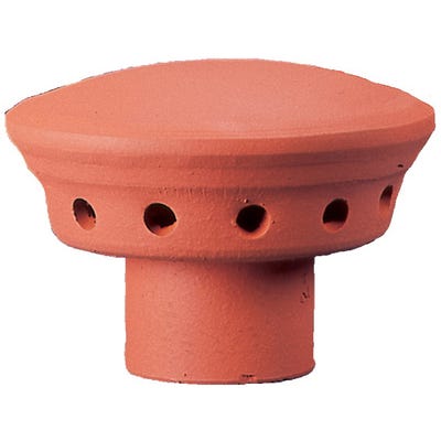 190mm Redbank Flue Ventilator Terracotta Red