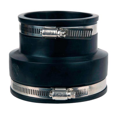 Fernco 104mm - 111mm / 76mm - 85mm Flexible PVC Coupling