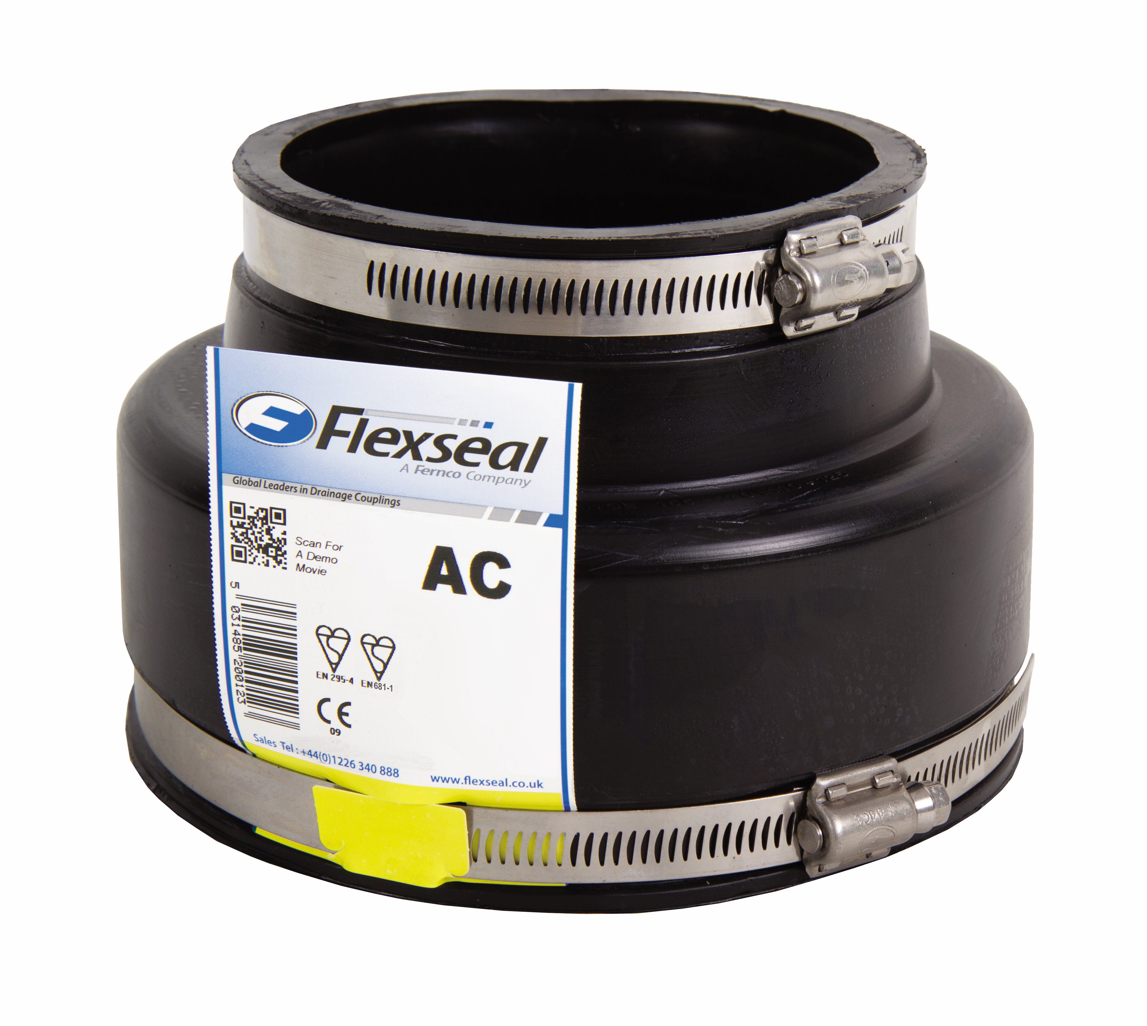 Fernco 121mm - 136mm / 100mm - 115mm Flexible Adaptor Coupling 