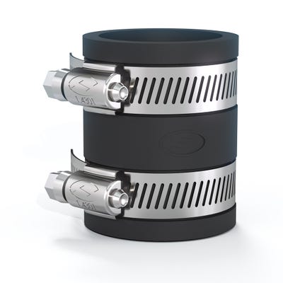 Fernco 30mm - 38mm Flexible PVC Straight Coupling