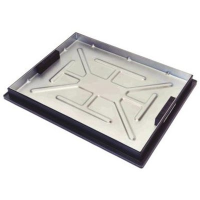 600mm x 450mm Clark-Drain 5T GPW Recessed Manhole Cover & Frame Concrete Infill