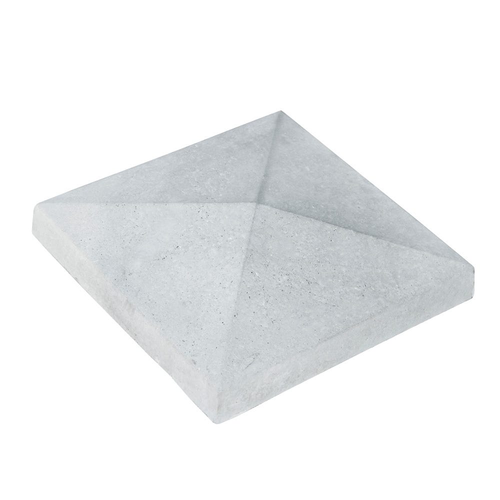 12'' x 12'' Concrete Four Way Weathered Pier Cap