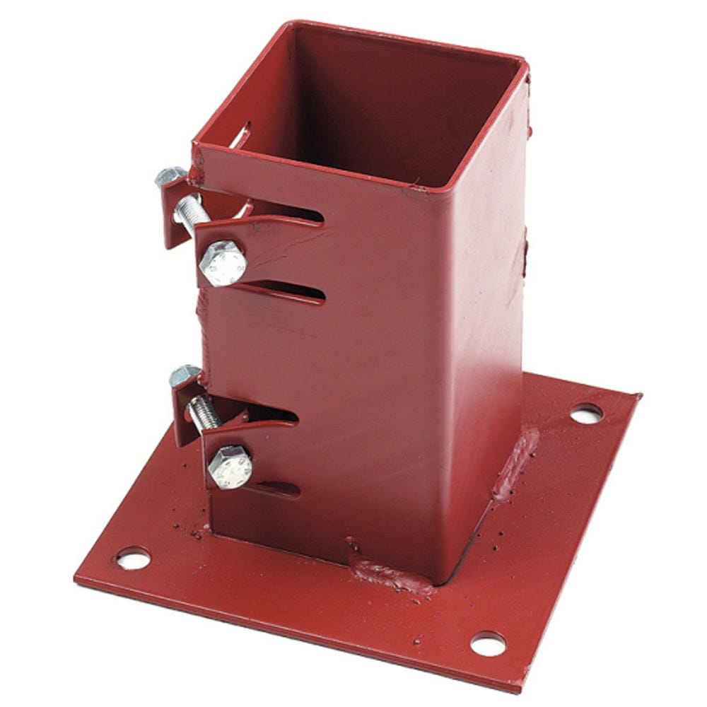 Metpost 75mm x 75mm Post Support Bolt Down System 2