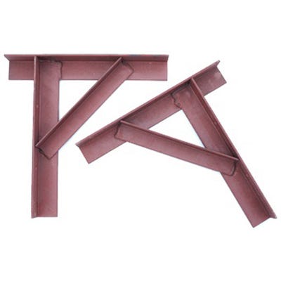 50mm x 50mm Gallow Bracket Chimney Support 1 Pair
