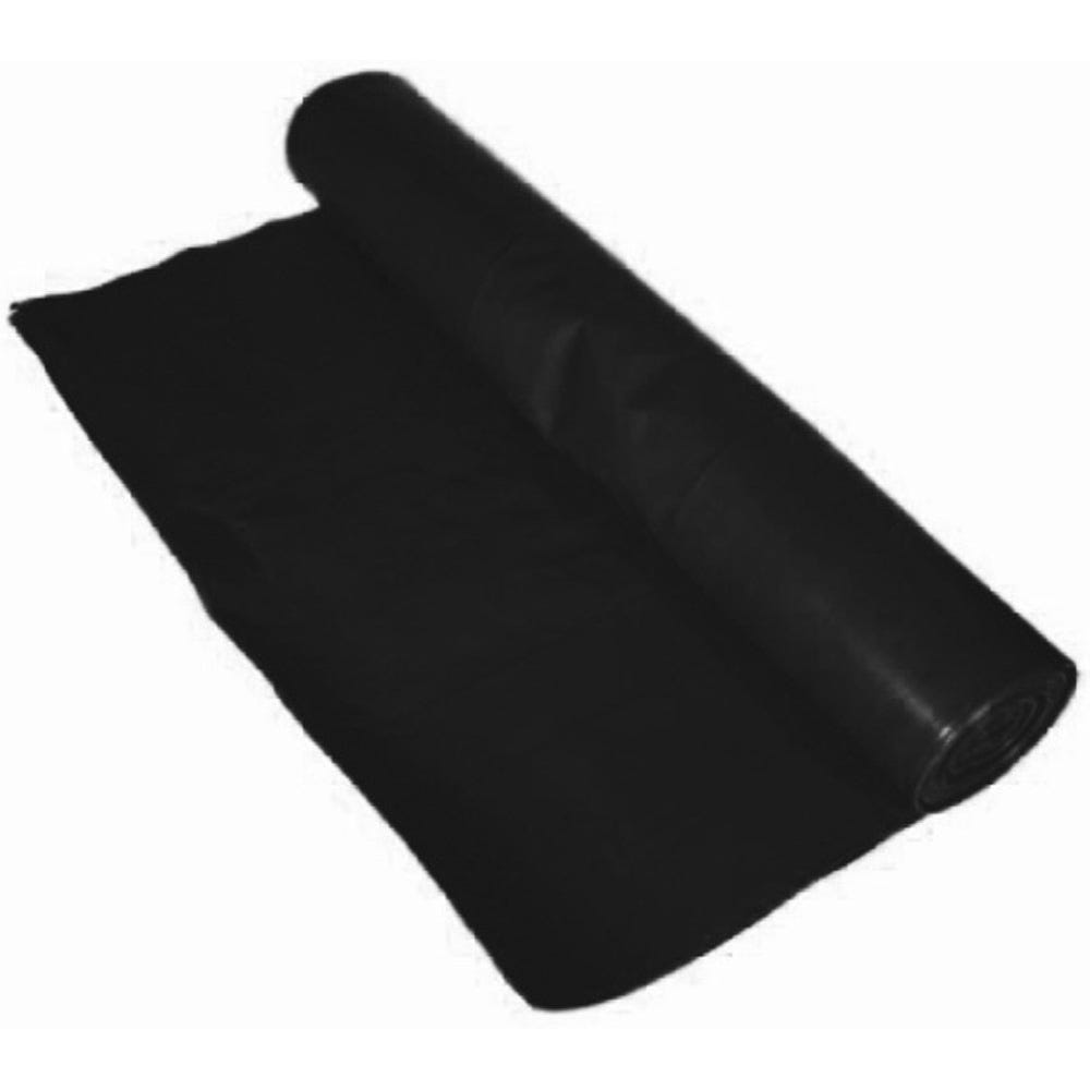 Product image for Capital Valley Plastics Ltd Black 300 Micron Damp proof membrane, (L)25m (W)4m