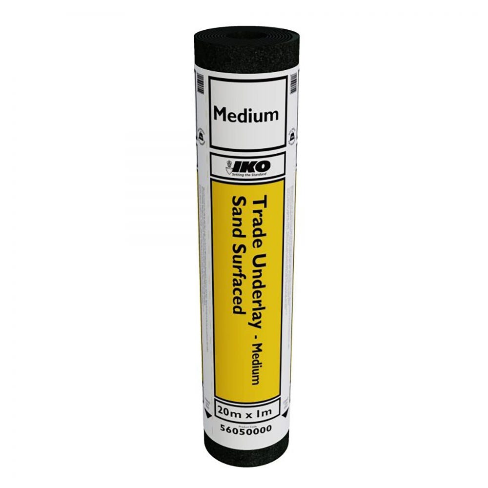 1000mm x 20m IKO Trade Medium Underlay Sand Surfaced