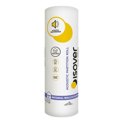 25mm Isover APR 1200 2/600mm x 20m Acoustic Partition Roll (24m²)