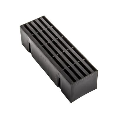 9'' x 3'' Plastic Air Brick Black