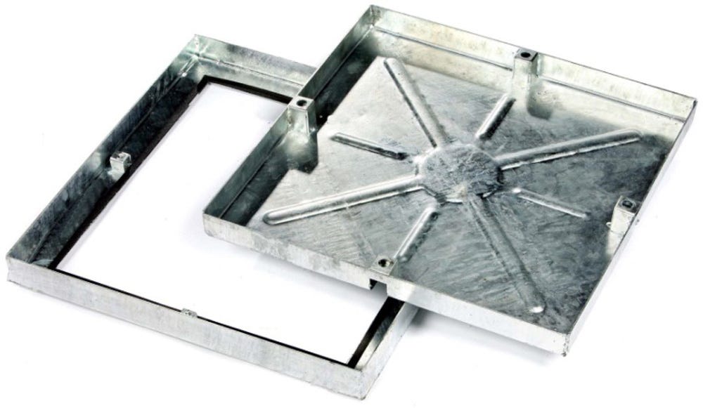 450mm x 450mm 5T Recessed Manhole Cover & Frame Concrete Infill