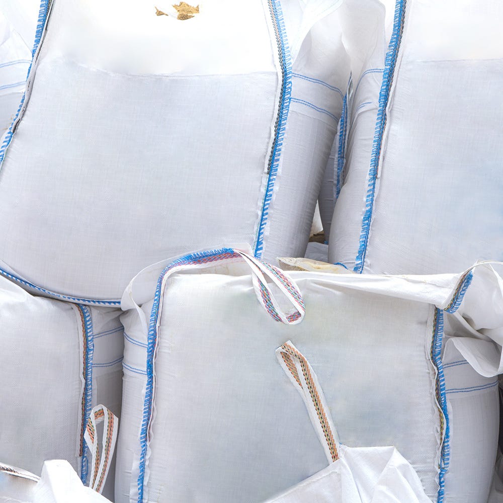 Product image for Empty Plain White Bulk Bag