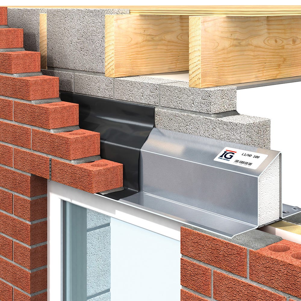 IG L1/HD 100 90-105mm Heavy Duty Cavity Lintel 1200mm