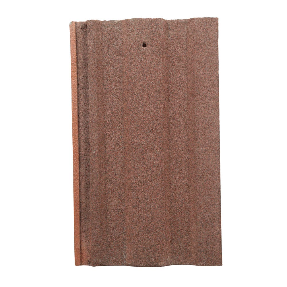 Marley Ludlow Plus Concrete Roof Tile Dark Red 387mm x 230mm