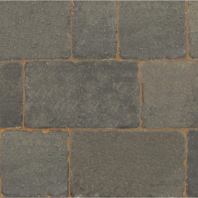 Bradstone Monksbridge Block Paving Cinder Mixed 4 Size Pack (9.6m²)