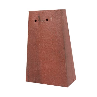 Marley External Angle Tile Concrete Left Hand Old English Dark Red 90° 267mm x 167mm