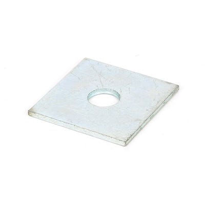 M12 50mm x 50mm Speed Pro Square Plate Washer Bright Zinc Plated