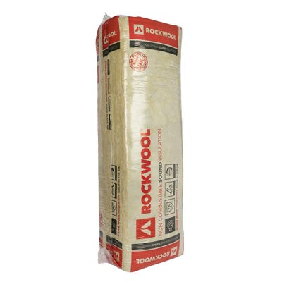 100mm Rockwool Sound Insulation Slab 1200mm x 400mm (2.88m²)