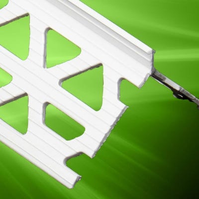 6mm Speed Pro PVC Angle Bead White 3000mm