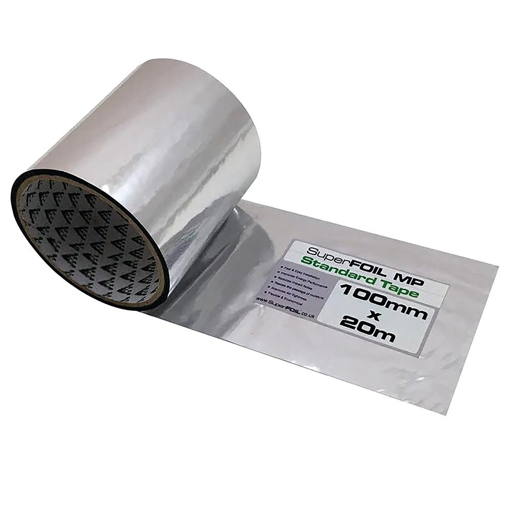 100mm x 20m SuperFOIL Met Poly Foil Tape
