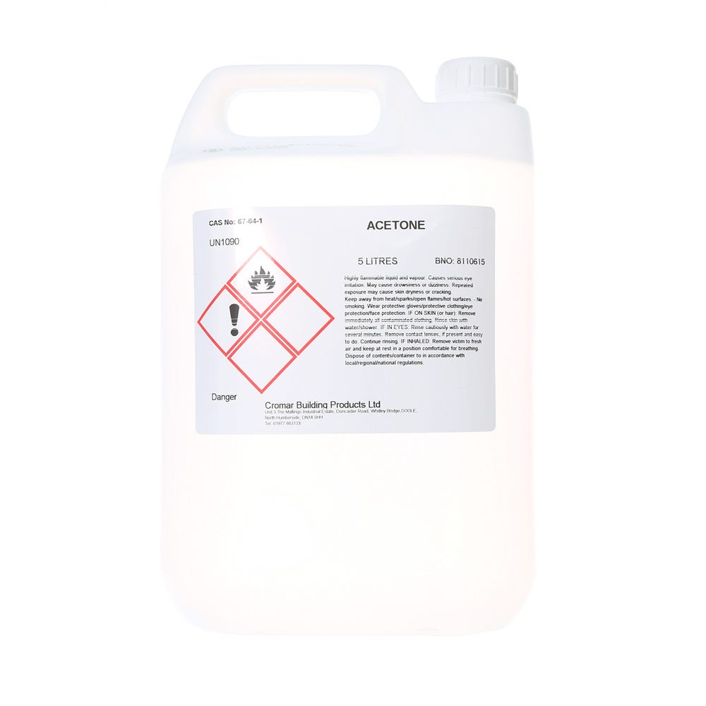 Cromar Pro GRP Acetone Cleaner 5L