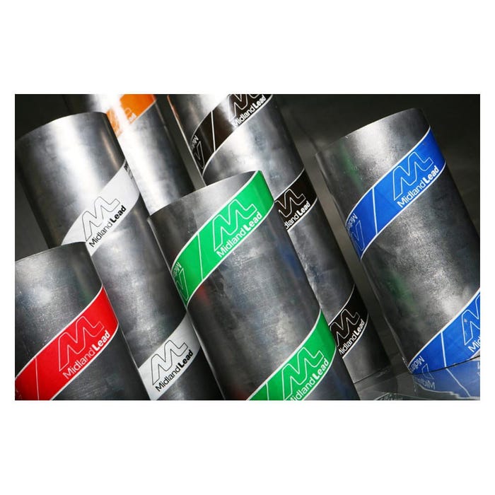 Code 4 390mm Lead Flashing 6m