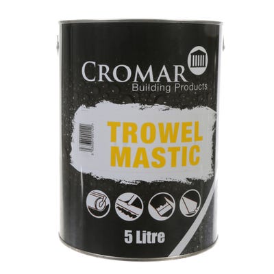 Cromar Bituminous Trowel Mastic Black 5L