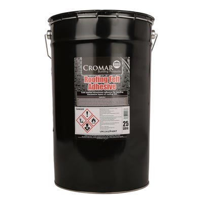 Cromar Bituminous Roofing Felt Adhesive 25L