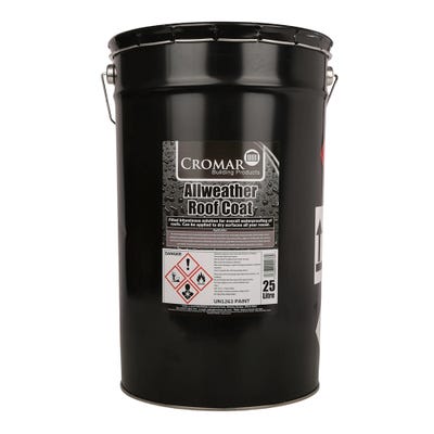 Cromar Bituminous All Weather Roof Coat 25L