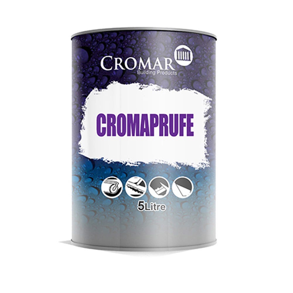 Cromar Cromaprufe Rubberised Bitumen Emulsion 5L