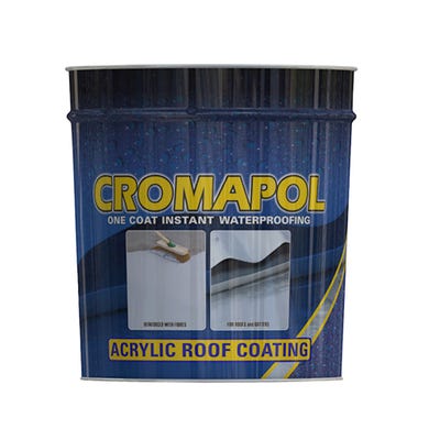 Cromar Cromapol Acrylic Waterproof Roof Coating Grey 2.5kg
