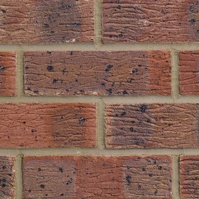 Forterra LBC Claydon Red Multi Pressed Facing Brick Pack of 390