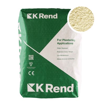 K Rend Silicone K1 Cream Scraped Render Coat 25kg Pallet of 40