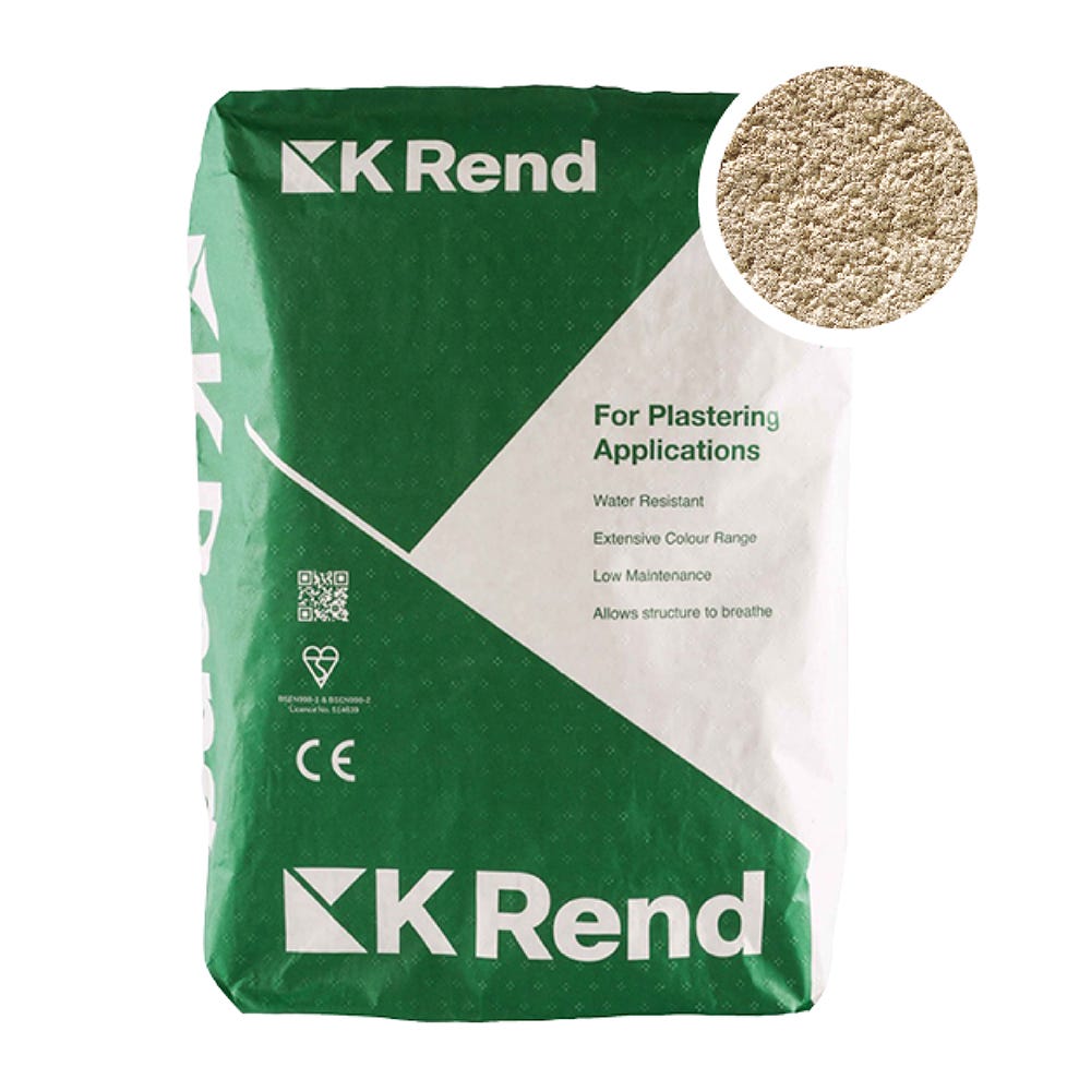 K Rend Silicone K1 Fintry Scraped Render Coat 25kg Pallet of 40
