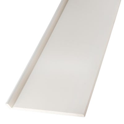 16mm x 250mm Primacell uPVC Fascia Board Single Leg 5000mm White