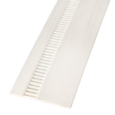 9mm x 150mm Primacell uPVC Soffit Board Vented Single Round Edge 5000mm White