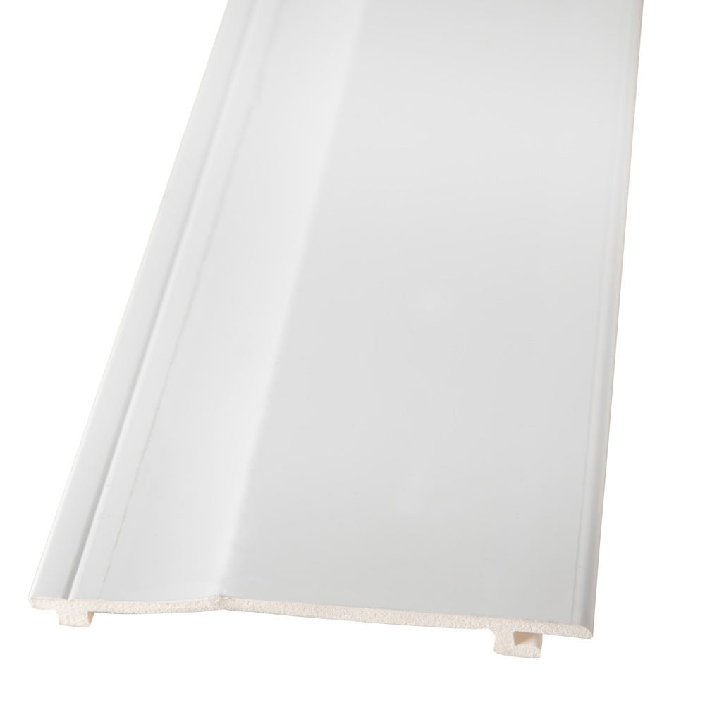 Product image for FloPlast Shiplap Cladding PVC White 150mm 5mtr
