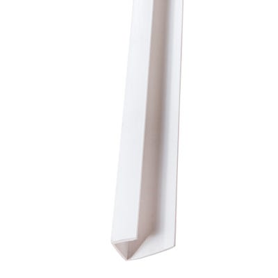Primacell uPVC Universal Channel for Shiplap Cladding 5000mm White