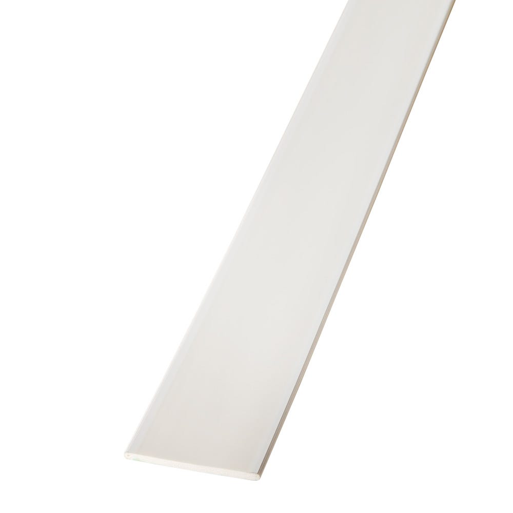 6mm x 95mm Primacell uPVC Pencil Round Architrave Trim 5000mm White