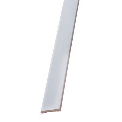 6mm x 28mm Primacell uPVC Edge Fillet Trim White 5000mm White