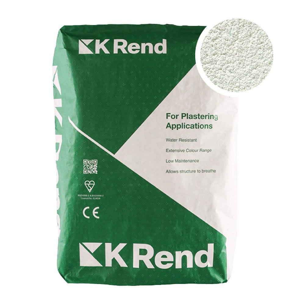 K Rend Silicone K1 Green Scraped Render Coat 25kg Pallet of 40