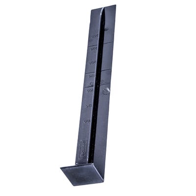 42mm x 300mm Primacell uPVC In-Line Fascia Joint Black
