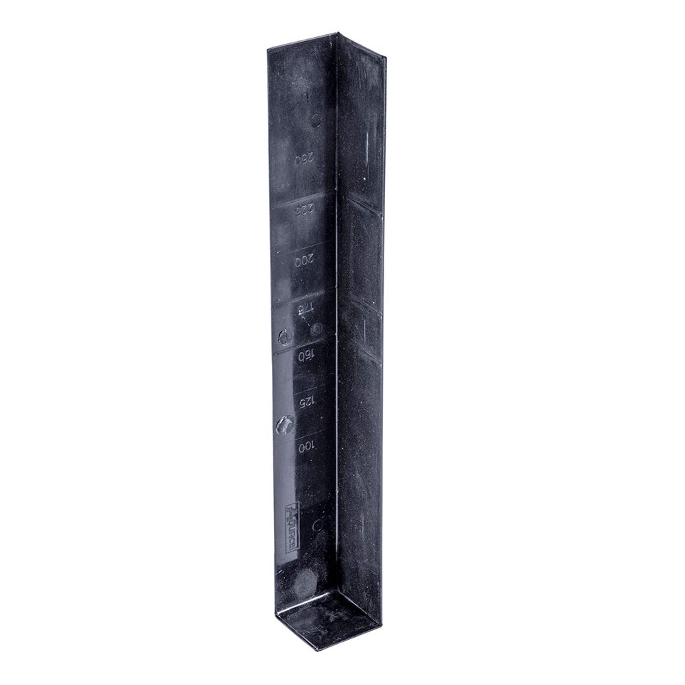 42mm x 300mm Primacell uPVC External Fascia Corner 90° Black