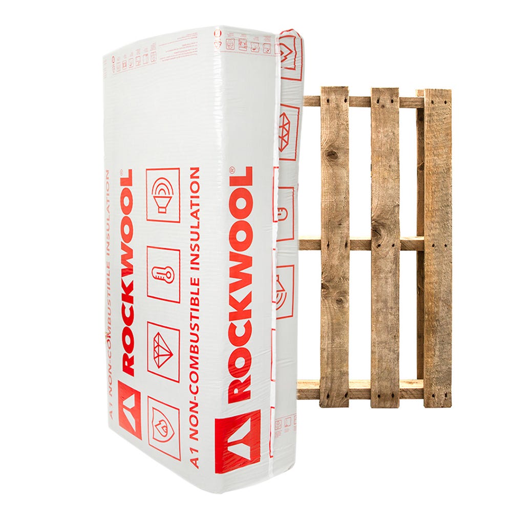 75mm Rockwool RWA45 1200mm x 600mm Pallet of 20 (86.4m²)