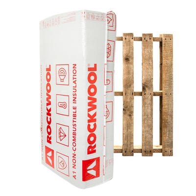 100mm Rockwool RWA45 1200mm x 600mm Pallet of 20 (57.6m²)