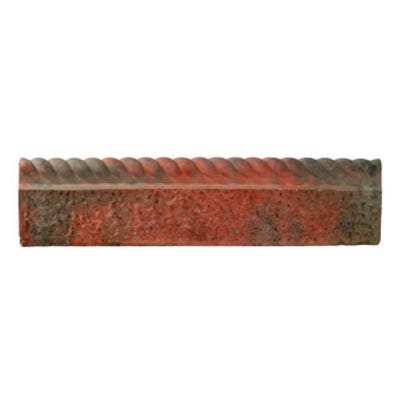 Bradstone 600mm x 150mm x 50mm Rustic Red Rope Top Edging Pack of 38